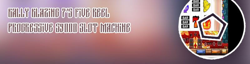 Blazing 7s slot machine for sale