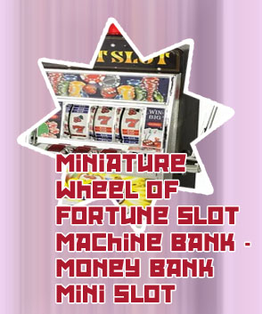 Slot machine bank